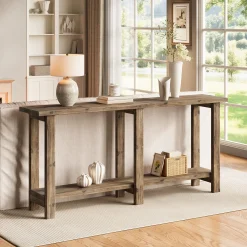 Solid Wood Console Table, 70.9
