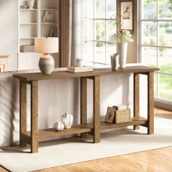 Solid Wood Console Table, 70.9