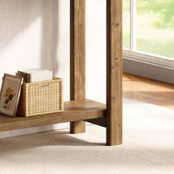Solid Wood Console Table, 70.9
