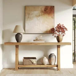 Solid Wood Console Table, 70.87