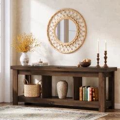 Solid Wood Console Table, 63