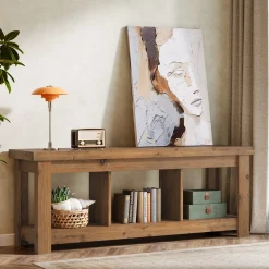 Solid Wood Console Table, 63