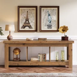 Solid Wood Console Table, 63