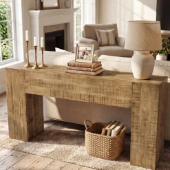 Solid Wood Console Table, 63