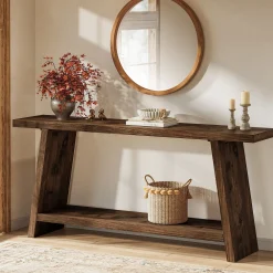 Solid Wood Console Table, 70.9