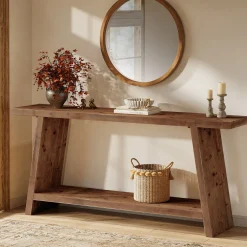 Solid Wood Console Table, 70.9