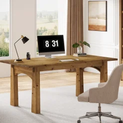 Solid Wood Executive Desk, 63