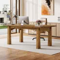 Solid Wood Executive Desk, 63