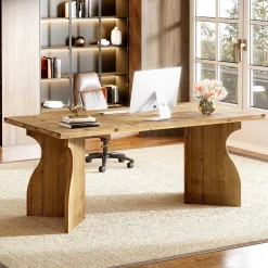 Solid Wood Executive Desk, 63