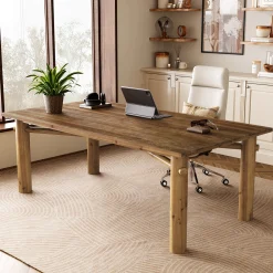 Solid Wood Home Office Desk, 63