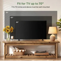 Solid Wood TV Stand, 63