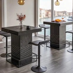 Square Bar Table, 37.4