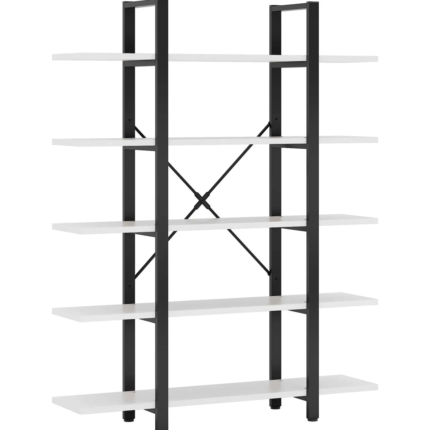 5-Tier Bookshelf, Open Etagere Bookcase Storage Display Rack