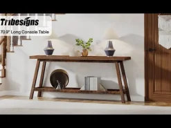 2-Tier Console Table, 70.9