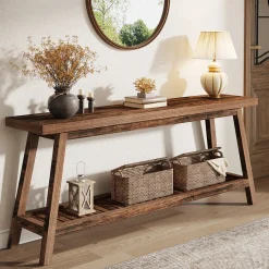 2-Tier Console Table, 70.9