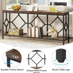 2-Tier Console Table, 71
