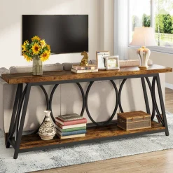 2-Tier Console Table, 70.9