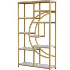 5-Tier Etagere Bookshelf, 68.9