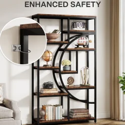 5-Tier Etagere Bookshelf, 68.9