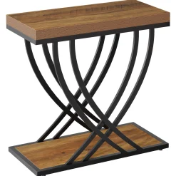 2-Tier Narrow End Table, 23.62