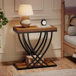 2-Tier Narrow End Table, 23.62