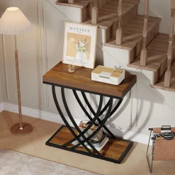 2-Tier Narrow End Table, 23.62