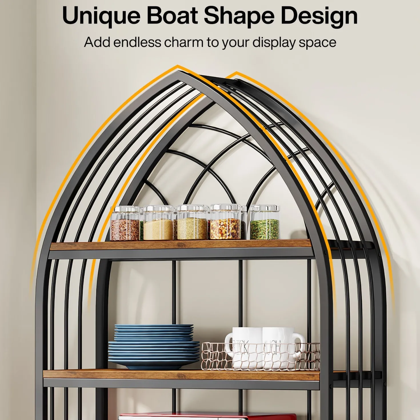 5-Tier Plant Stand, 74.8" Plant Shelf Flower Potted Stand Rack
