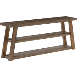3-Tier Solid Wood TV Stand, 63