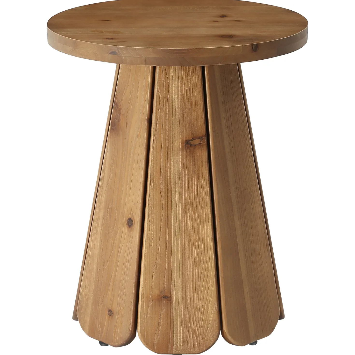 Tribesigns 19.69" Small Round End Table, Mid Century Accent Table for Living Room