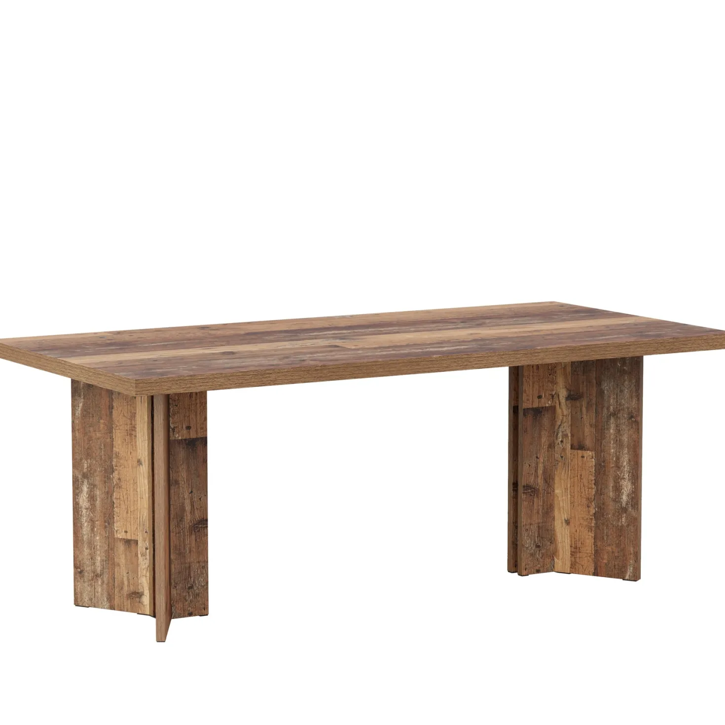 Vintage Executive Desk, 63" Farmhouse Computer Desk Conference Table