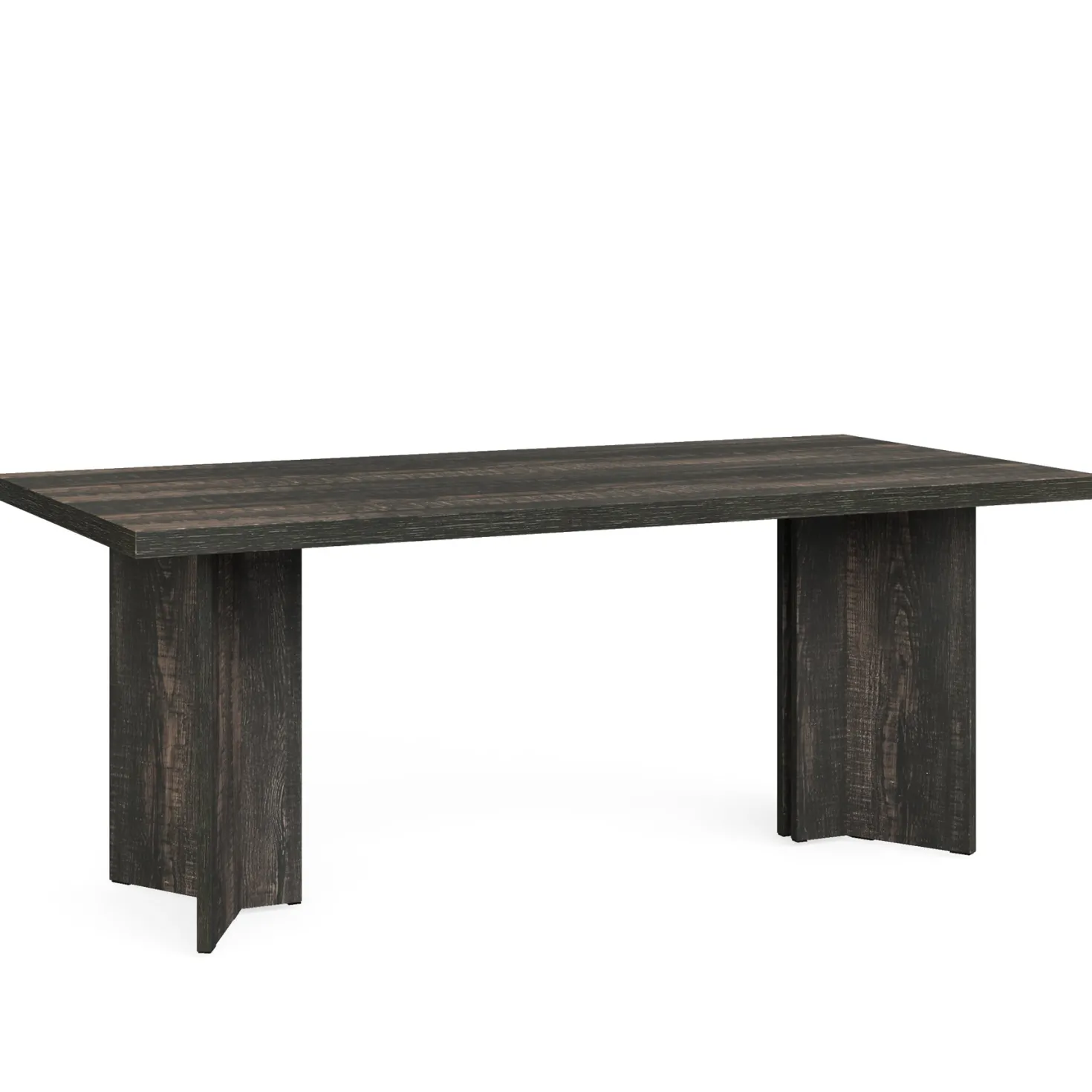 Vintage Executive Desk, 63" Farmhouse Computer Desk Conference Table